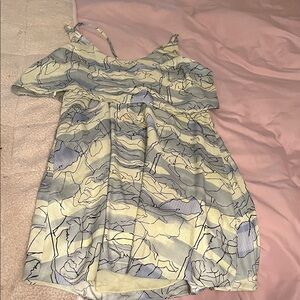 BCBGeneration Kids Dress in Yellow and Gray